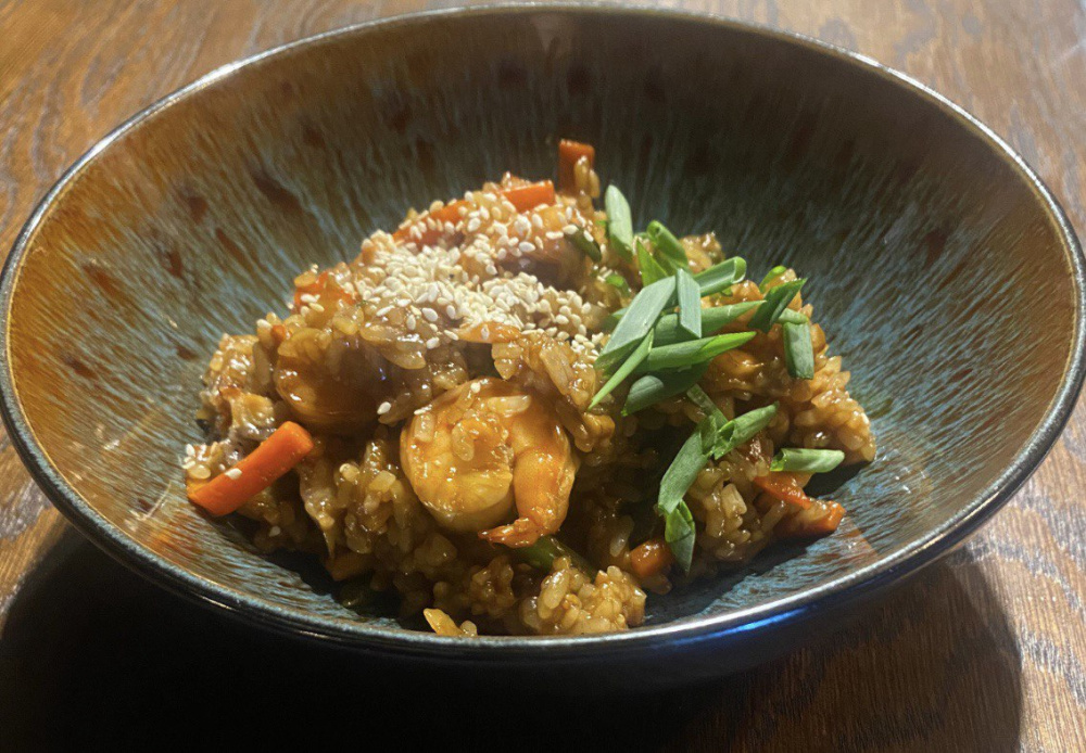 Тяхан с морепродуктами